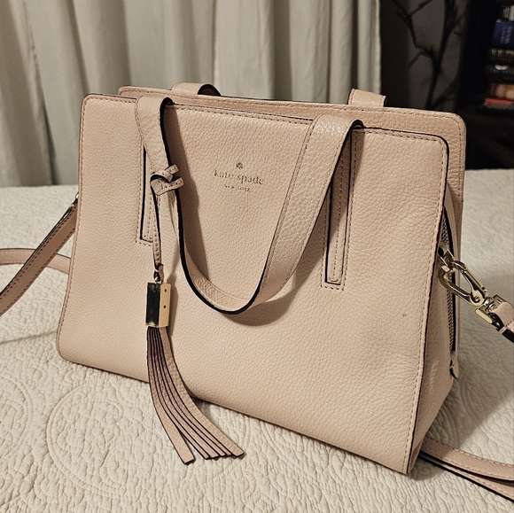 Kate Spade New York Pale Pink Leather Handle Bag/Crossbody Bag - Picture 5 of 15
